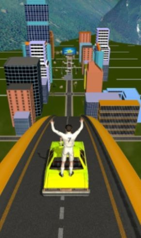 坡道起飞汽车Mega Ramp Car Jump1