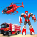 飞行消防员机器人Rescue Robot Car Transformation Game游戏安卓版下载