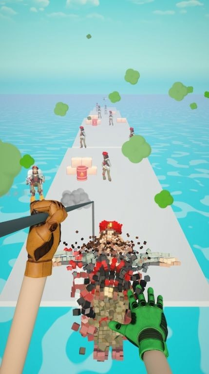 像素立方体跑酷（Voxel Gun 3D）0